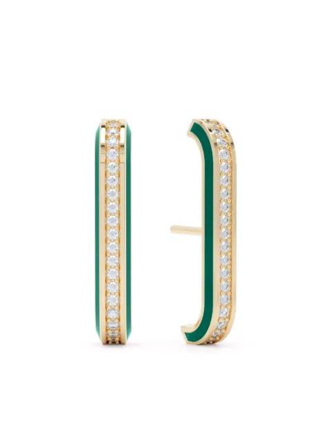 LOEV 14K yellow gold Eternity diamond ear cuffs Gold ETGNEC