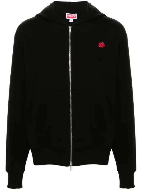 Kenzo Boke Flower zip-up hoodie Black FE65SW2254MF