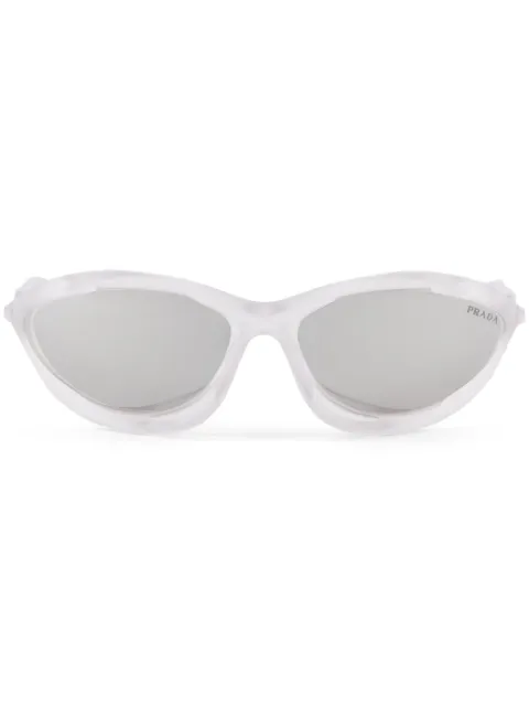 Prada Eyewear Morph cat-eye frame sunglasses Neutrals SPRA23C060E14V