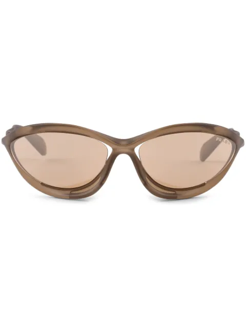 Prada Eyewear Runway sunglasses Brown SPRA26C063E16V