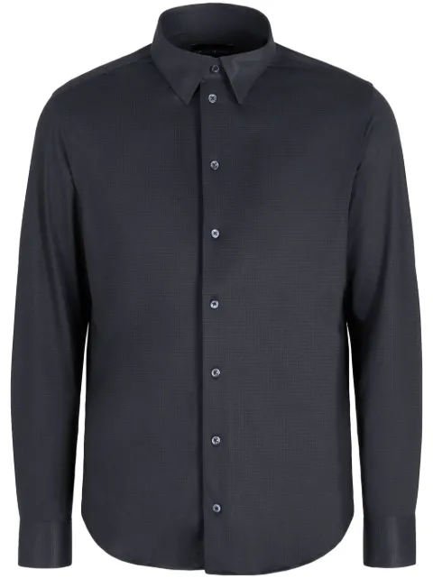 Emporio Armani satin-finish shirt Black EM000099TE11316
