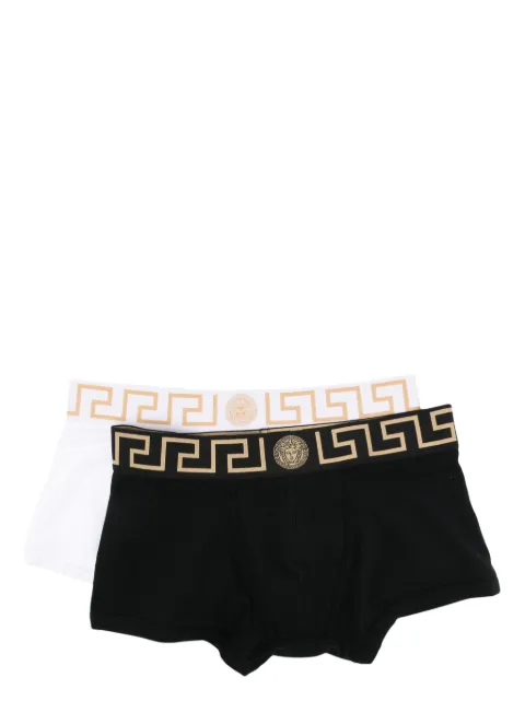 Versace logo-detail boxers (set of two) Black AU10181A232741