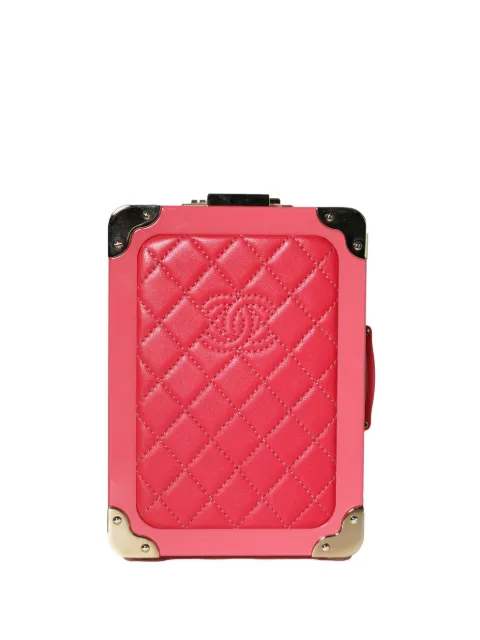 CHANEL Pre-Owned 2016 Trolley SS shoulder bag Pink DPRE7882
