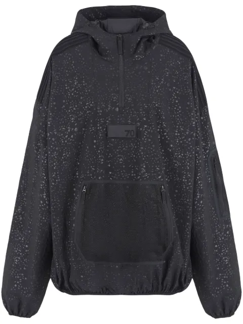 Ea7 Emporio Armani logo-rubberised hoodie Black 6DUB39TNGLZ
