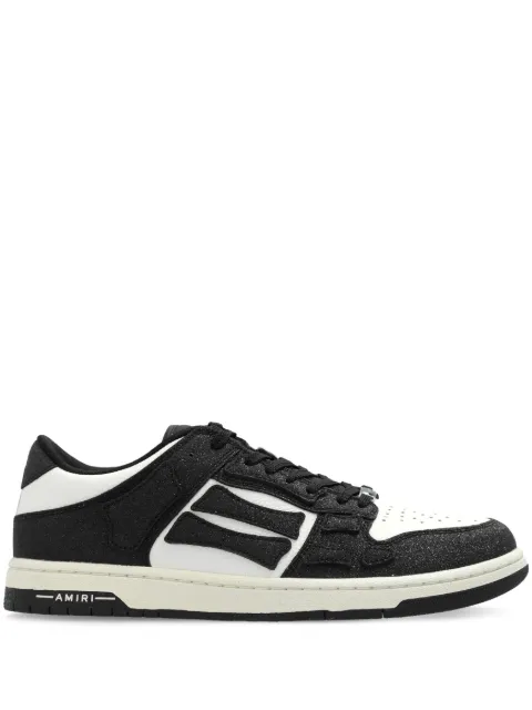AMIRI Shimmer Skel Top Low sneakers Black AMFOSR1049