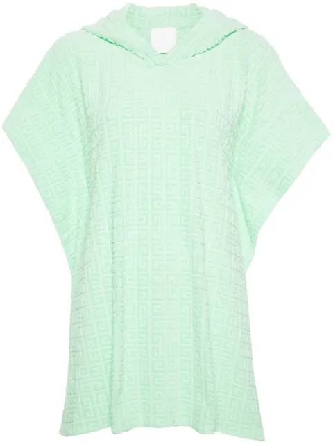 Givenchy 4G-motif poncho Green BWJ04B3103