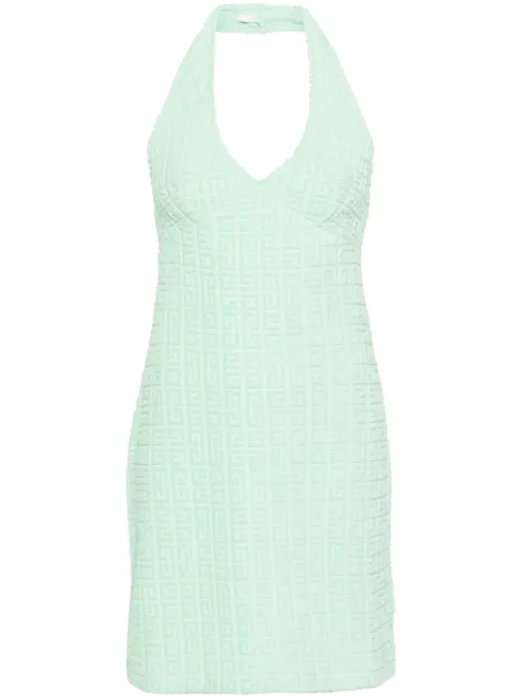 Givenchy 4G-motif halterneck dress Green BW223G3103