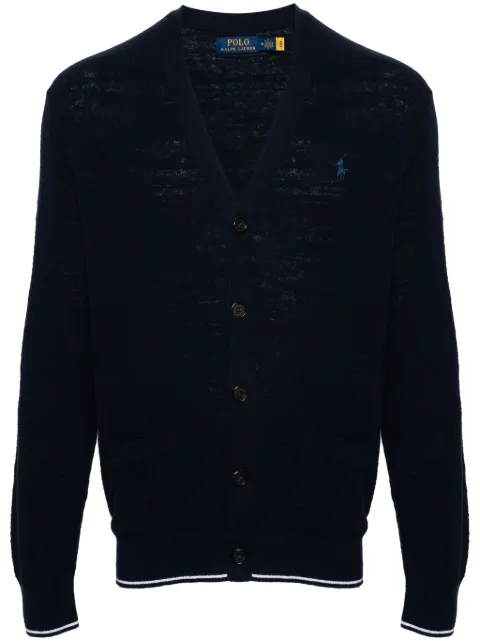 Polo Ralph Lauren Polo Pony-embroidery cardigan Blue 710941095001