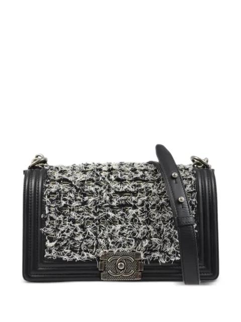 CHANEL Pre-Owned 2016 Boy Chanel shoulder bag Black 23347477