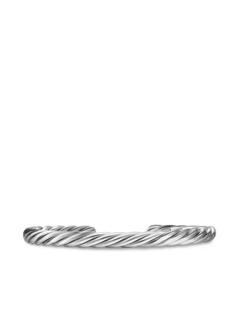 David Yurman sterling silver Cable Cuff bracelet (6mm) Silver B35205MSS