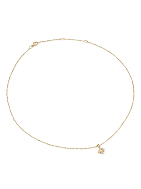 David Yurman 18kt yellow gold Modern Renaissance Pyramid diamond pendant necklace (1.1mm) Gold N18118D88ADI17