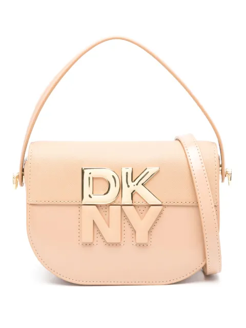 DKNY logo-lettering tote bag Neutrals R42EKE28