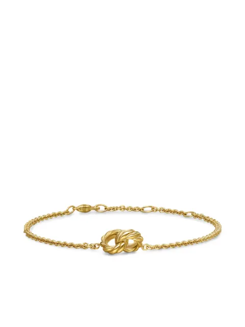 David Yurman 18kt yellow gold Sculpted Cable chain bracelet (8mm) Gold B1832488