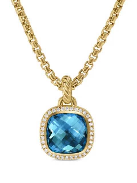 David Yurman 18kt yellow gold Albion topaz and diamond pendant Gold D18306D88AIBDI