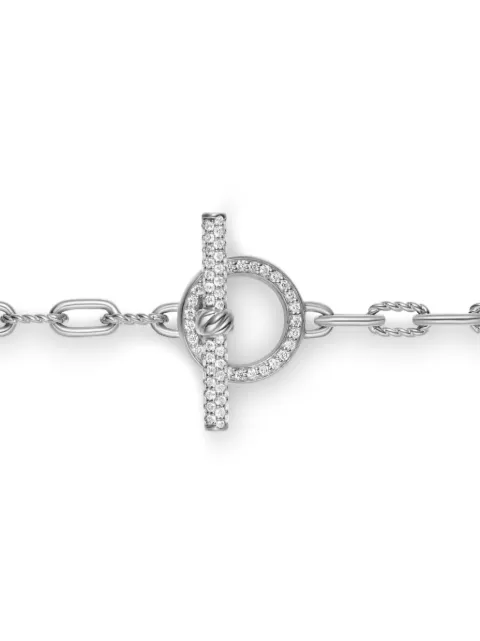 David Yurman sterling silver DY Madison diamond necklace (3mm) Silver N18387DSSADI17