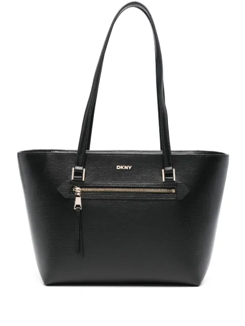 DKNY logo-lettering tote bag Black R42A3E20