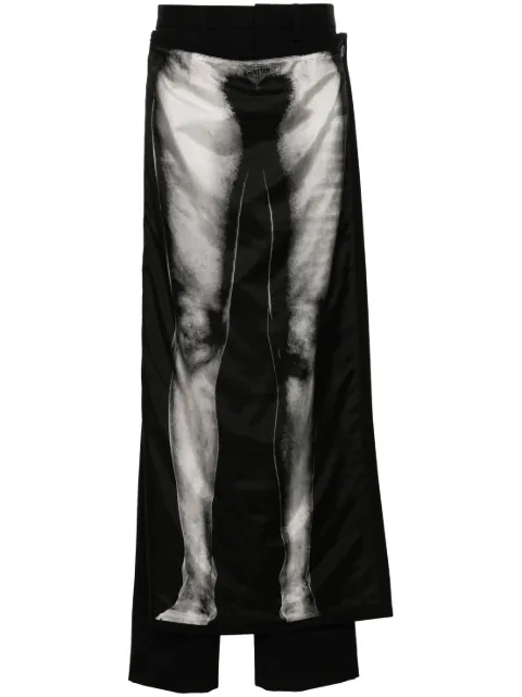 Jean Paul Gaultier The Body Marinière trousers Black 2430FPA141C042