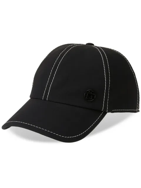 Maison Michel Tiger appliqué-logo baseball cap Black 2215071001
