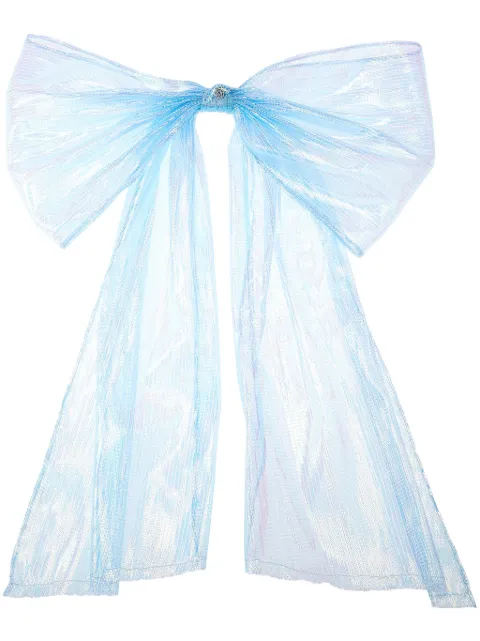 Maison Michel Gaia bow hair clip Blue 2031003001