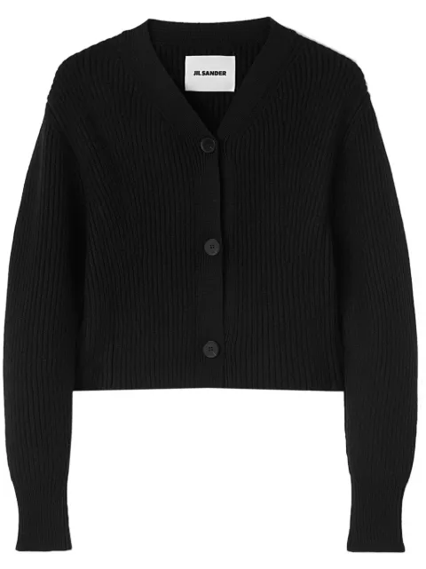 Jil Sander buttoned long-sleeve cardigan Black J03HP0012J14747