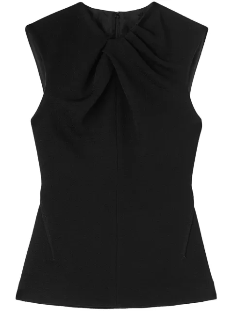 Jil Sander pleat-detailing sleeveless top Black J03NC0273J20232