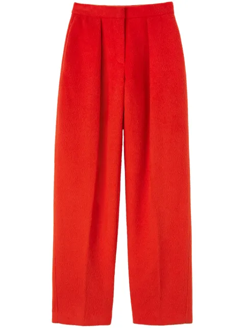 Jil Sander high-waisted tapered trousers Grey J03KA0281J40206