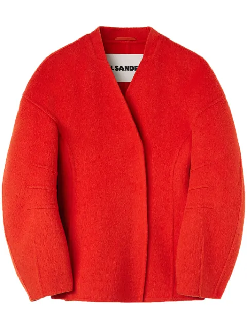 Jil Sander wool-blend jacket Red J03BN0150J40206