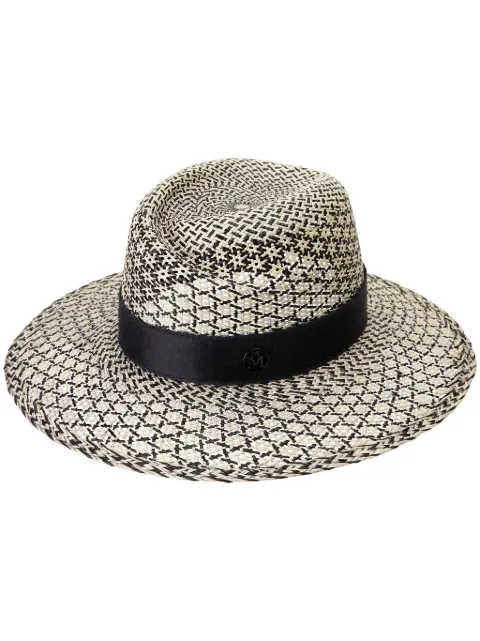 Maison Michel Virginie straw fedora hat Neutrals 1001267001
