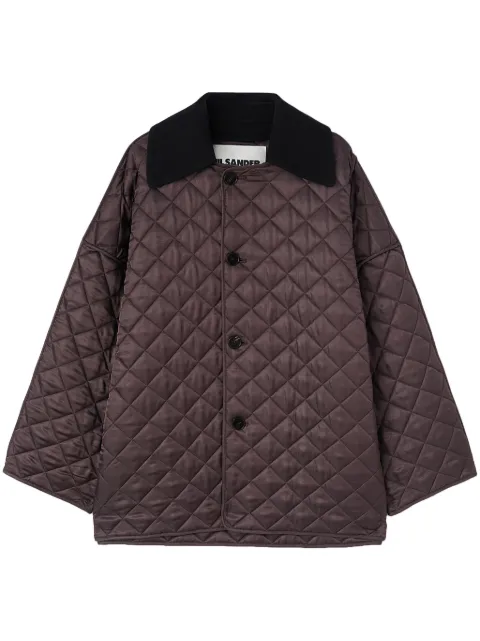 Jil Sander quilted jacket Brown J21BN0195J65269