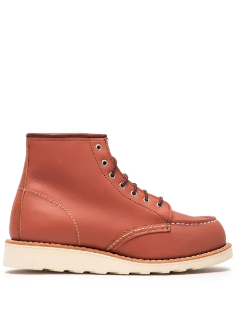 Red Wing Shoes moc toe Legacy boots Brown 3425