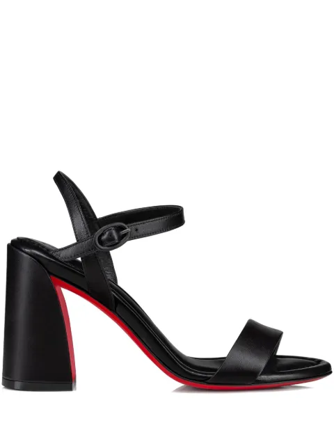 Christian Louboutin Miss Jane 85mm leather sandals Black 1240672B439