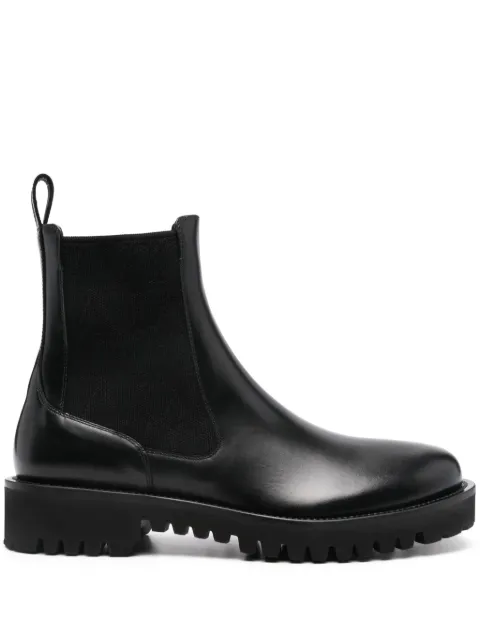 Valentino Garavani Toile Iconographe leather boots Black YS0H67HED