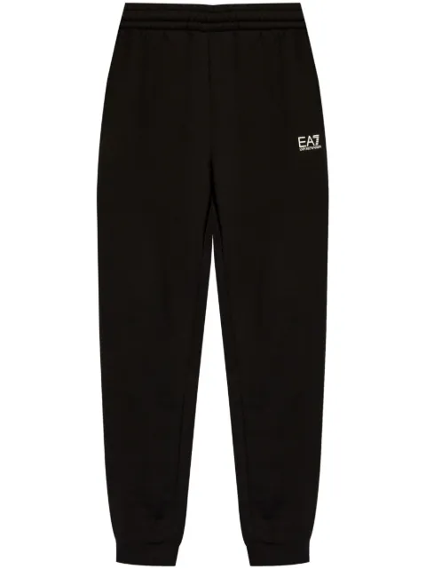 Ea7 Emporio Armani logo-print jersey track pants Black 8NPP64PJVTZ