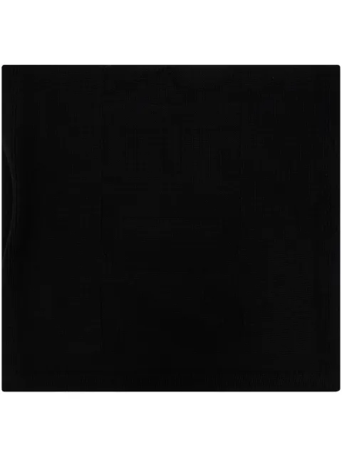 DSQUARED2 intarsia-knit wool scarf Black KNM015701W04328