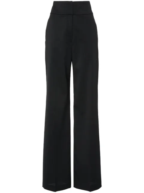 HUGO high-waisted flared-leg trousers Black 50516143