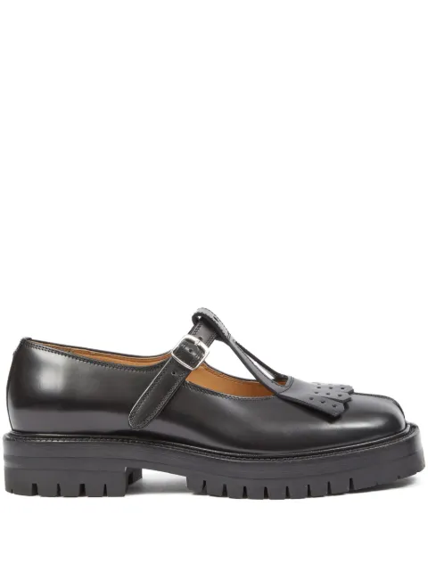 Maison Margiela Tabi County leather Mary Janes Black S58WR0115P3827