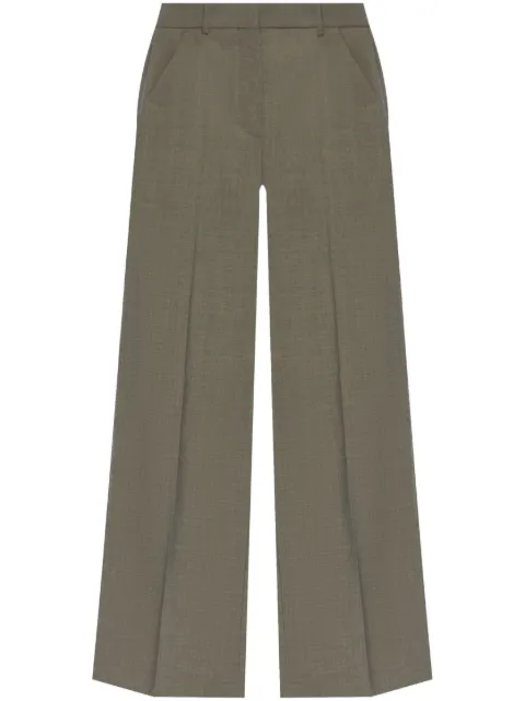 Kenzo wide-leg wool trousers Grey FE62PA0949RB