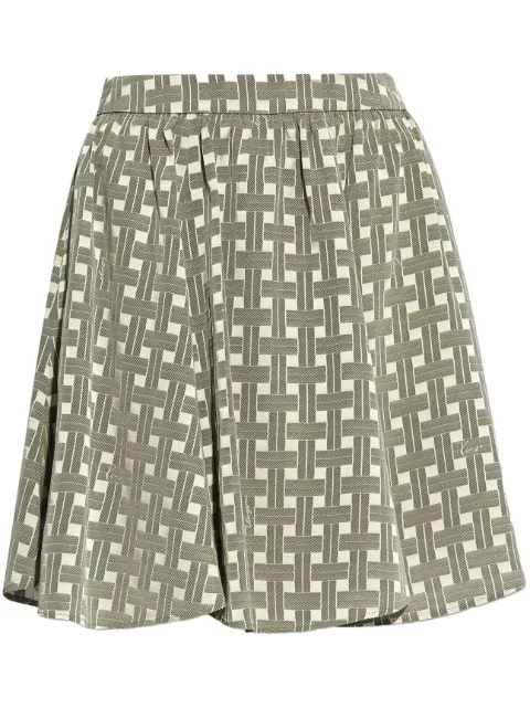 Kenzo plaid-print mini skirt Grey FE62JU2899JT