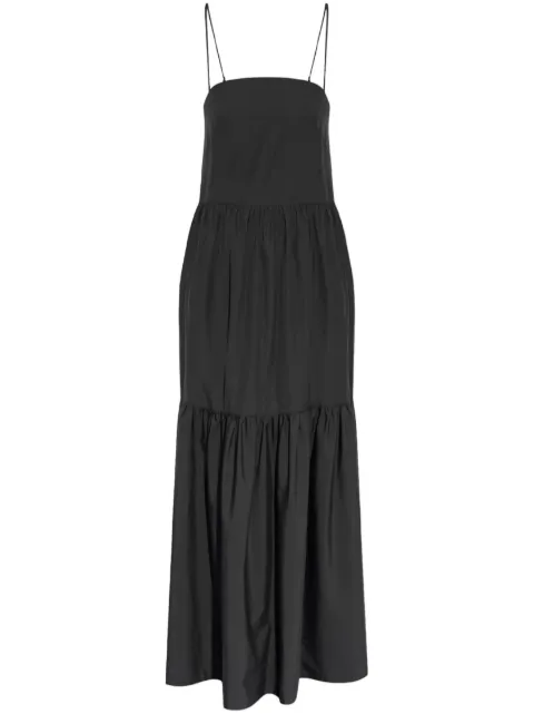 rag & bone Saige poplin-texture cotton dress Black WAW24P30104610