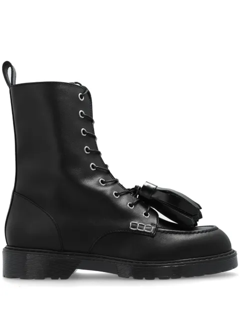 JW Anderson tassel-detail lace-up boots Black ANW43001A20035