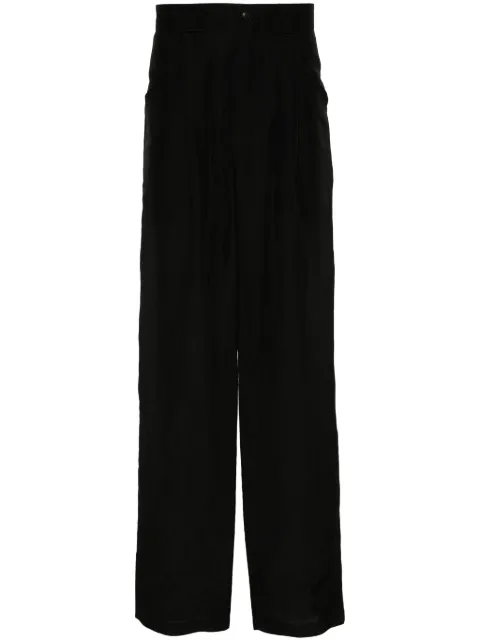 Giorgio Armani tailored loose-cut trousers Black GM000186TE10088