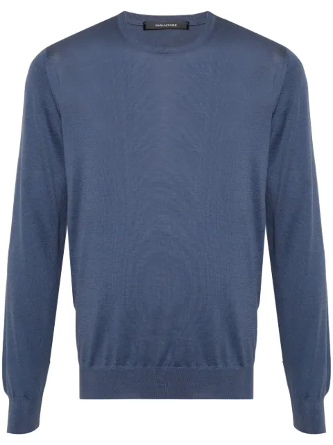 Tagliatore Gray crew-neck jumper Blue GRAYGSE2406