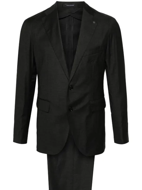 Tagliatore notched-lapels single-breasted suit Grey 2SMC22B01190027