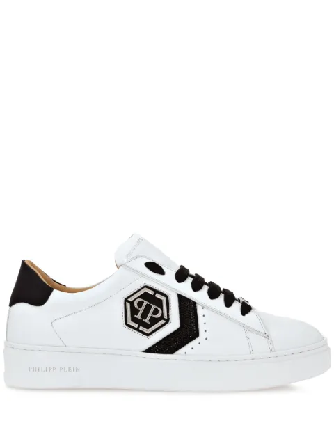Philipp Plein Arrow Force Strass Hexagon low-top sneakers White AADSUSC0678PLE075N