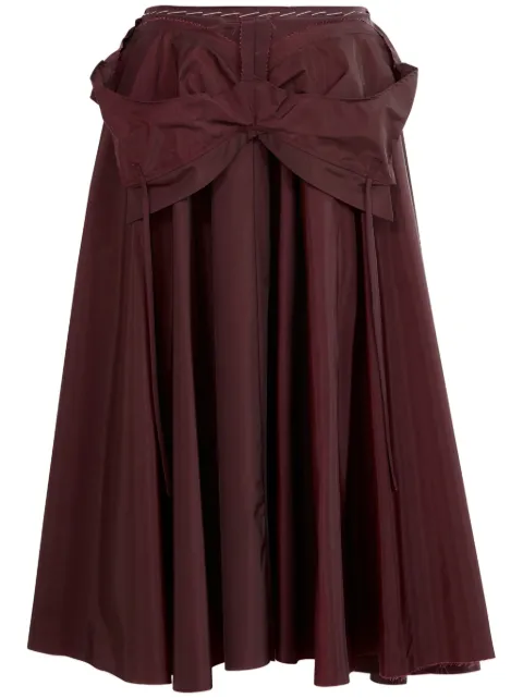 Maison Margiela A-line midi skirt Red S51ME0026M35131