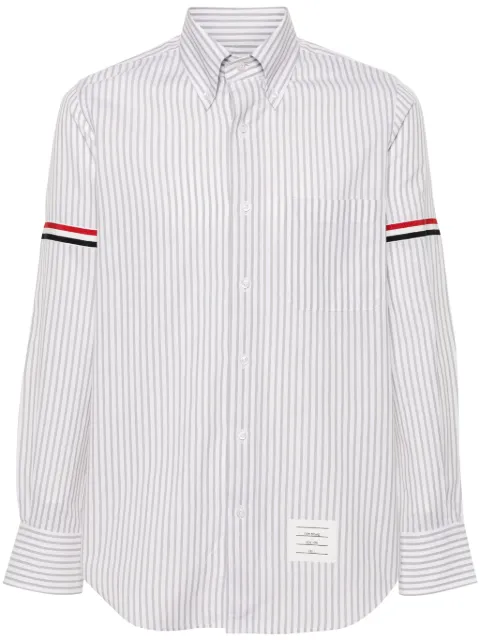 Thom Browne madras cotton armband shirt White MWL301OF0810