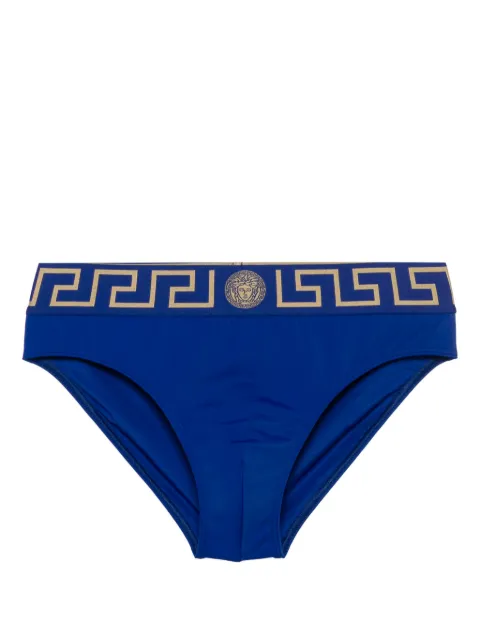 Versace nylon-blend swim briefs Blue ABU010251A11119