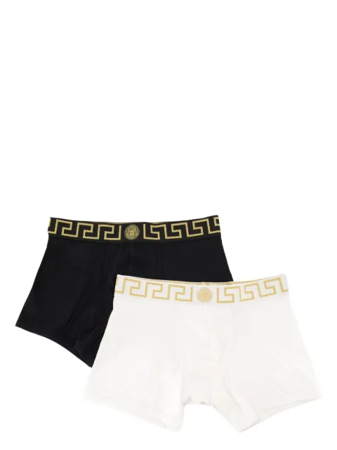 Versace Greca border boxers (pack of two) White AU101921A10011
