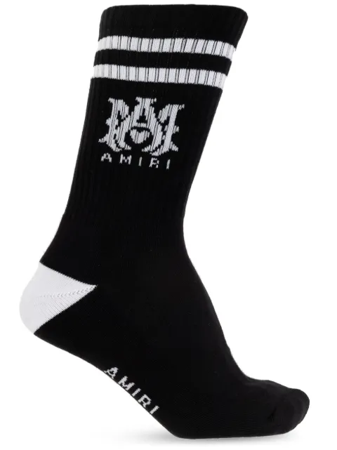 AMIRI MA Core logo socks Black AMACSK1006