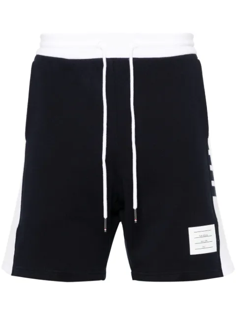 Thom Browne mid-rise track shorts Blue MJQ222A03037